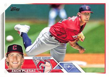 #476 Zach Plesac - Cleveland Guardians - 2023 Topps Baseball