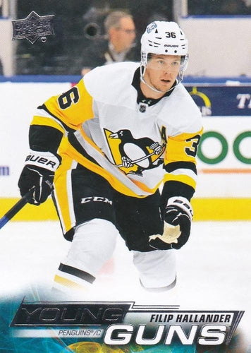 #477 Filip Hallander - Pittsburgh Penguins - 2022-23 Upper Deck Hockey