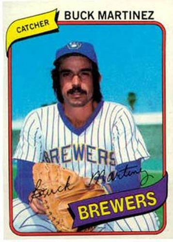 #477 Buck Martinez - Milwaukee Brewers - 1980 Topps Baseball