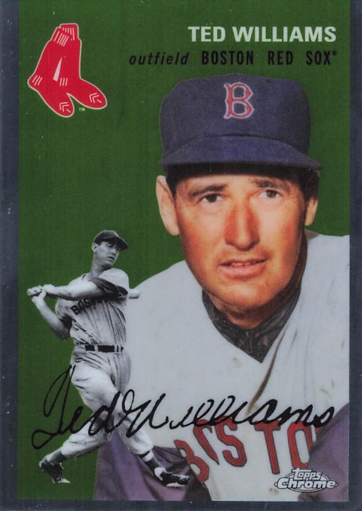 #477 Ted Williams - Boston Red Sox - 2023 Topps Chrome Platinum Anniversary Baseball