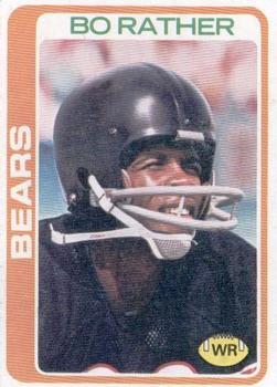 #477 Bo Rather - Chicago Bears - 1978 Topps Football