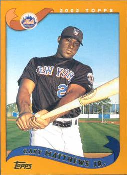 #477 Gary Matthews Jr. - New York Mets - 2002 Topps Baseball