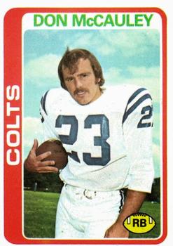 #478 Don McCauley - Baltimore Colts - 1978 Topps Football