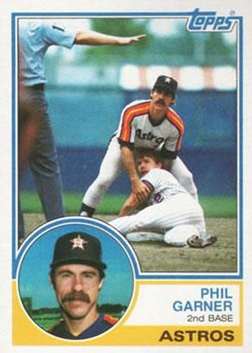 #478 Phil Garner - Houston Astros - 1983 Topps Baseball