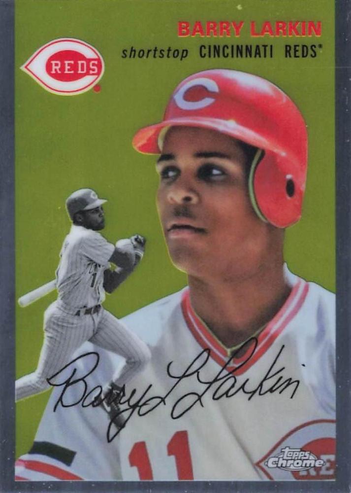 #478 Barry Larkin - Cincinnati Reds - 2023 Topps Chrome Platinum Anniversary Baseball