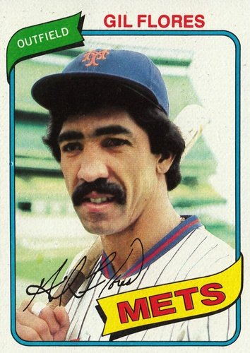 #478 Gil Flores - New York Mets - 1980 Topps Baseball