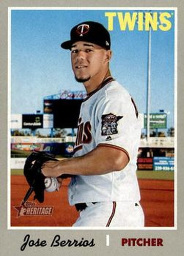 #479 Jose Berrios - Minnesota Twins - 2019 Topps Heritage Baseball