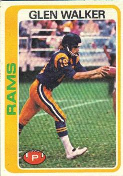 #479 Glen Walker - Los Angeles Rams - 1978 Topps Football