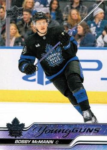#479 Bobby McMann - Toronto Maple Leafs -2023-24 Upper Deck Hockey