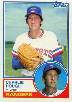 #479 Charlie Hough - Texas Rangers - 1983 Topps Baseball