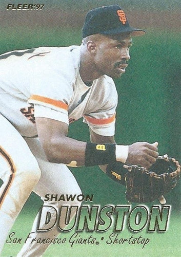 #479 Shawon Dunston - San Francisco Giants - 1997 Fleer Baseball