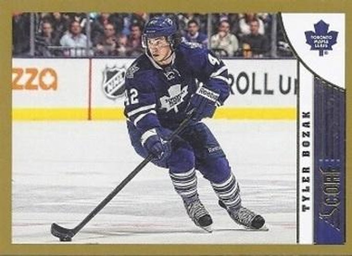 #479 Tyler Bozak - Toronto Maple Leafs - 2013-14 Score - Gold Hockey