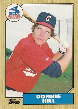 #47T Donnie Hill - Chicago White Sox - 1987 Topps Traded Baseball