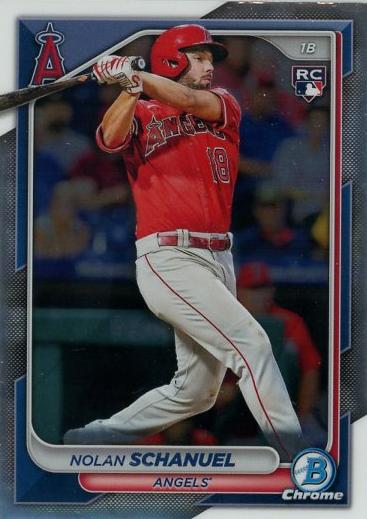 #47 Nolan Schanuel - Los Angeles Angels - 2024 Bowman Chrome Baseball