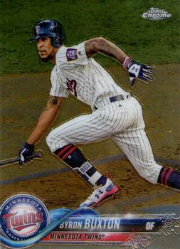 #47 Byron Buxton - Minnesota Twins - 2018 Topps Chrome Baseball
