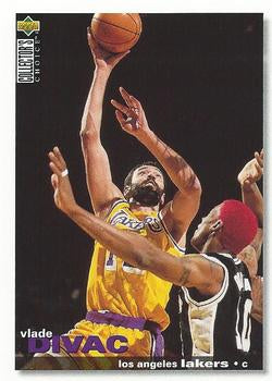 #47 Vlade Divac - Los Angeles Lakers - 1995-96 Collector's Choice Basketball