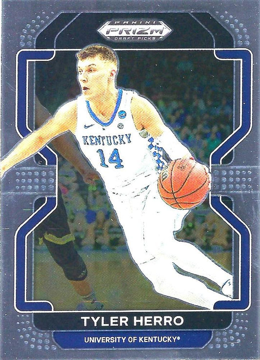 #47 Tyler Herro - Kentucky Wildcats - 2022 Panini Prizm Draft Picks Basketball