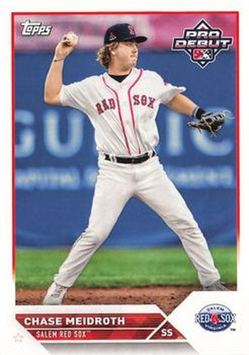 #PD-47 Chase Meidroth - Salem Red Sox - 2023 Topps Pro Debut Baseball