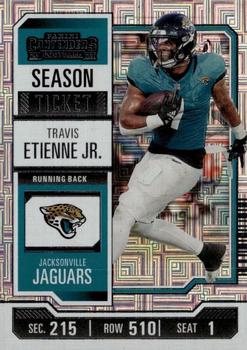 #47 Travis Etienne Jr. - Jacksonville Jaguars - 2023 Panini Contenders Football