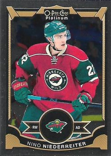 #47 Nino Niederreiter - Minnesota Wild - 2015-16 O-Pee-Chee Platinum Hockey