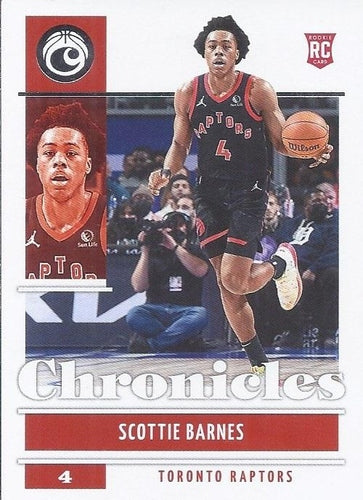 #47 Scottie Barnes - Toronto Raptors - 2021-22 Panini Chronicles Basketball