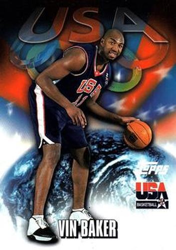 #47 Vin Baker - USA - 2000 Topps Team USA Basketball