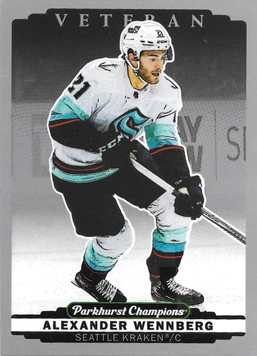 #47 Alexander Wennberg - Seattle Kraken - 2022-23 Parkhurst Champions - Silver Hockey