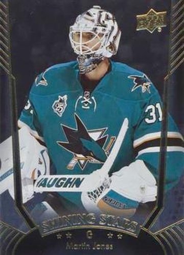 #SS-47 Martin Jones - San Jose Sharks - 2016-17 Upper Deck - Shining Stars Hockey