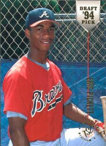 #47 Eric Pickett - Atlanta Braves - 1994 Stadium Club Draft Picks Baseball