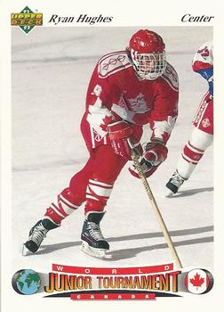 #47 Ryan Hughes - Canada - 1991-92 Upper Deck Czech World Juniors Hockey