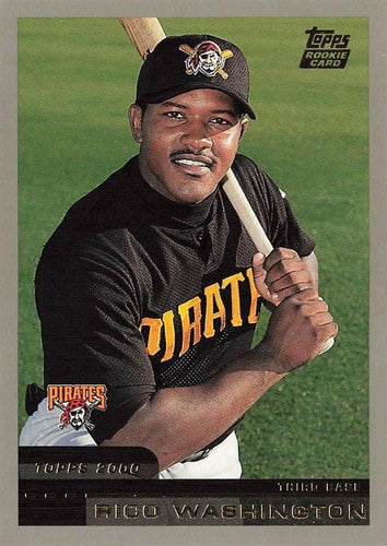 #T47 Rico Washington - Pittsburgh Pirates - 2000 Topps Traded & Rookies Baseball
