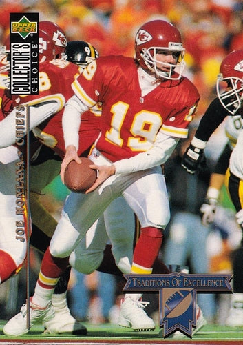 #47 Joe Montana - Kansas City Chiefs - 1994 Collector's Choice Football