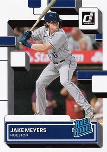 #47 Jake Meyers - Houston Astros - 2022 Donruss Baseball