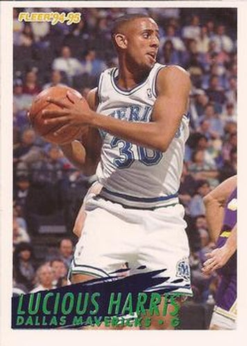 #47 Lucious Harris - Dallas Mavericks - 1994-95 Fleer Basketball