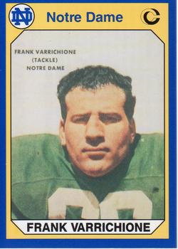 #47 Frank Varrichione - Notre Dame Fighting Irish - 1990 Collegiate Collection Notre Dame Football