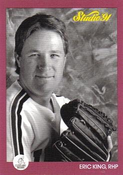 #47 Eric King - Cleveland Indians - 1991 Studio Baseball
