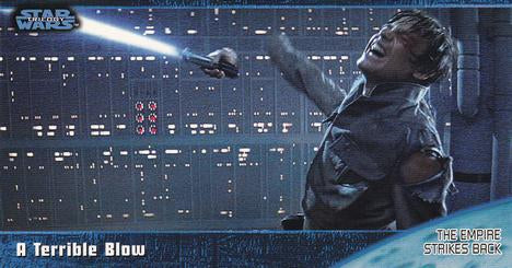 #47 A Terrible Blow - 1997 Topps Widevision Star Wars Trilogy