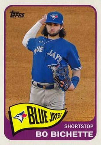 #T65-47 Bo Bichette - Toronto Blue Jays - 2021 Topps - 1965 Topps Redux Baseball