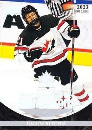 #PM-47 Calum Ritchie - Canada - 2023 Upper Deck Team Canada Juniors - Prospectus Momentous Hockey