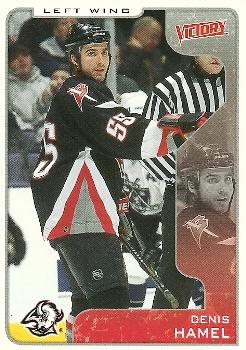 #47 Denis Hamel - Buffalo Sabres - 2001-02 Upper Deck Victory Hockey