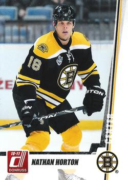 #47 Nathan Horton - Boston Bruins - 2010-11 Donruss Hockey