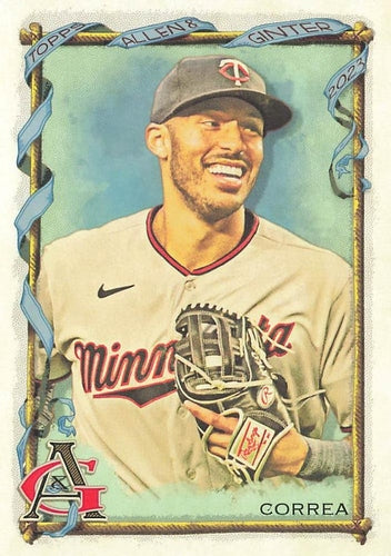 #47 Carlos Correa - Minnesota Twins - 2023 Topps Allen & Ginter Baseball