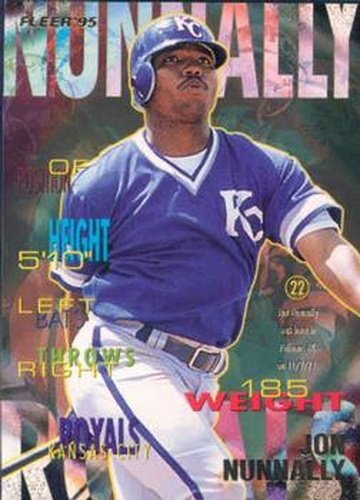 #U-47 Jon Nunnally - Kansas City Royals - 1995 Fleer Update Baseball