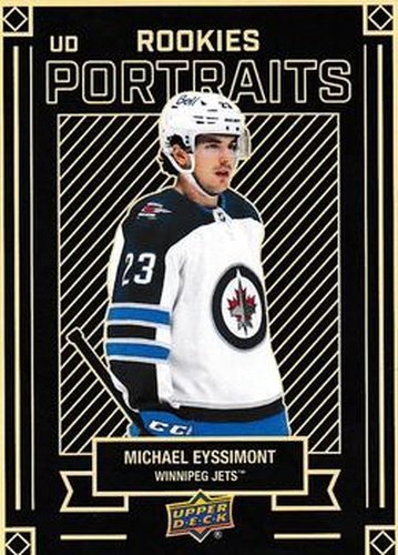 #P-47 Michael Eyssimont - Winnipeg Jets - 2022-23 Upper Deck - UD Portraits Hockey