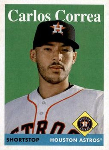 #47 Carlos Correa - Houston Astros - 2019 Topps Archives Baseball