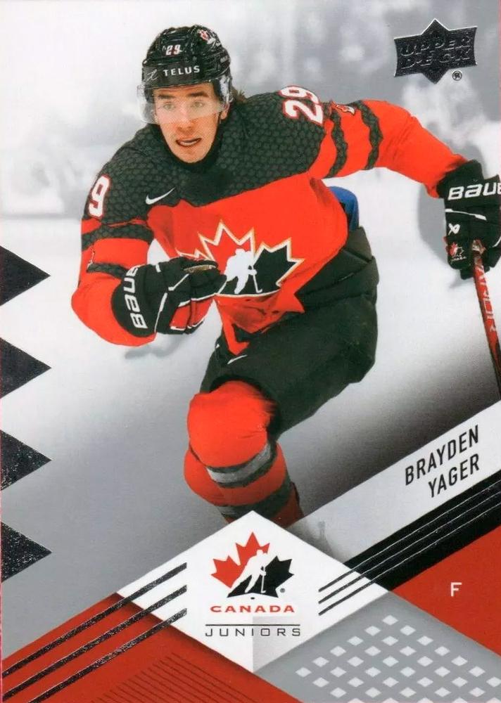 #47 Brayden Yager - Canada - 2024 Upper Deck Team Canada Juniors Hockey