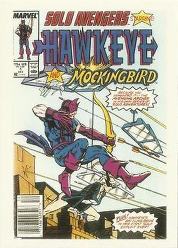 #47 Solo Adventures Starring Hawkeye and Mockingbird - 1991 Comic Images Marvel Comics First Covers II