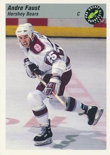 #47 Andre Faust - Hershey Bears - 1993 Classic Pro Prospects Hockey