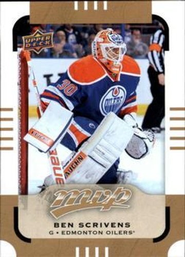 #47 Ben Scrivens - Edmonton Oilers - 2015-16 Upper Deck MVP Hockey