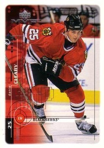 #47 Daniel Cleary - Chicago Blackhawks - 1998-99 Upper Deck MVP Hockey